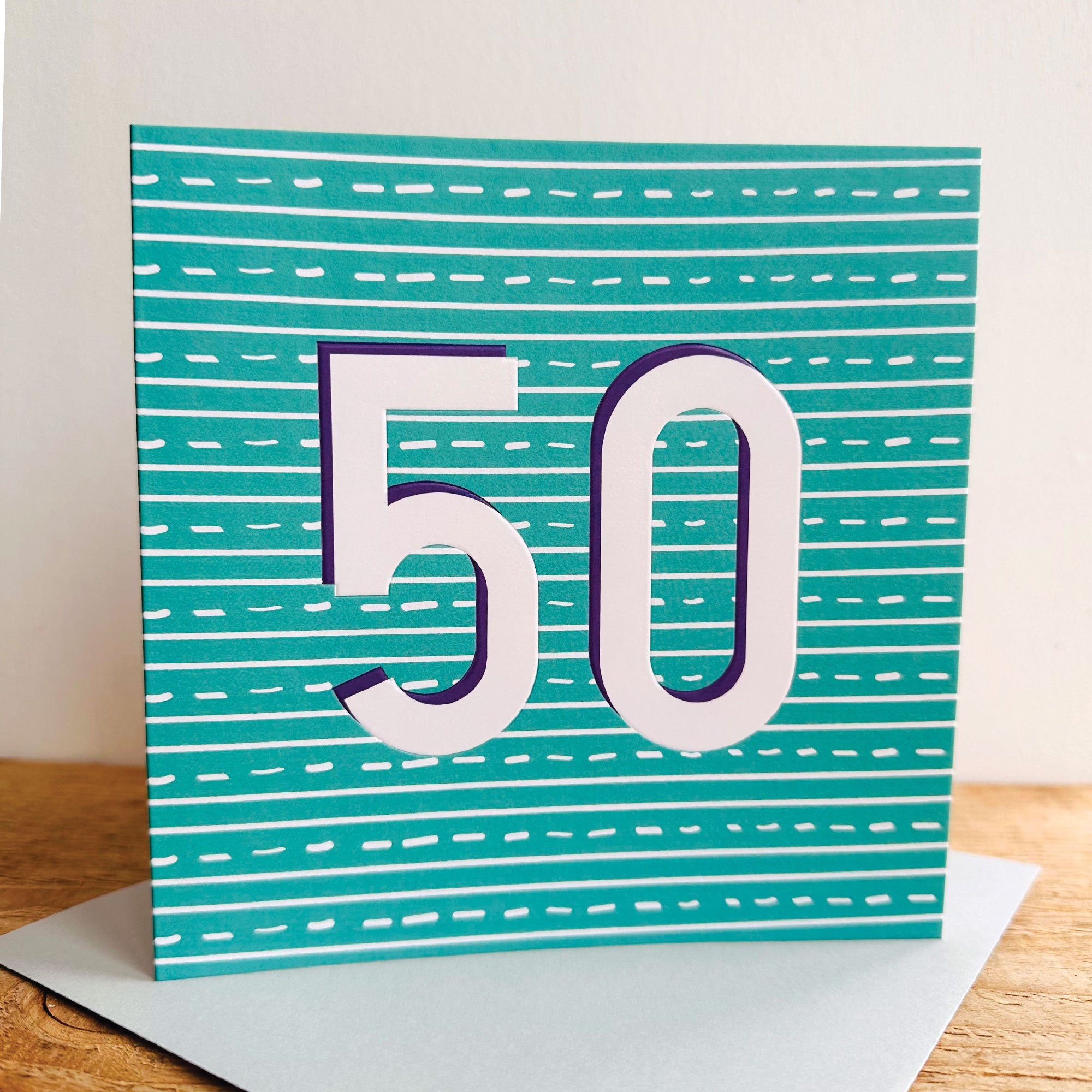 Padstow Age 50 Card