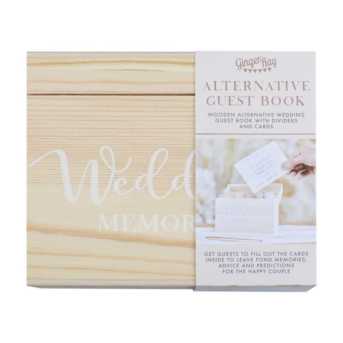 Ginger Ray Wooden Wedding Memory Box