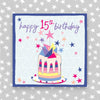 Happy 15th Birthday Girl Card