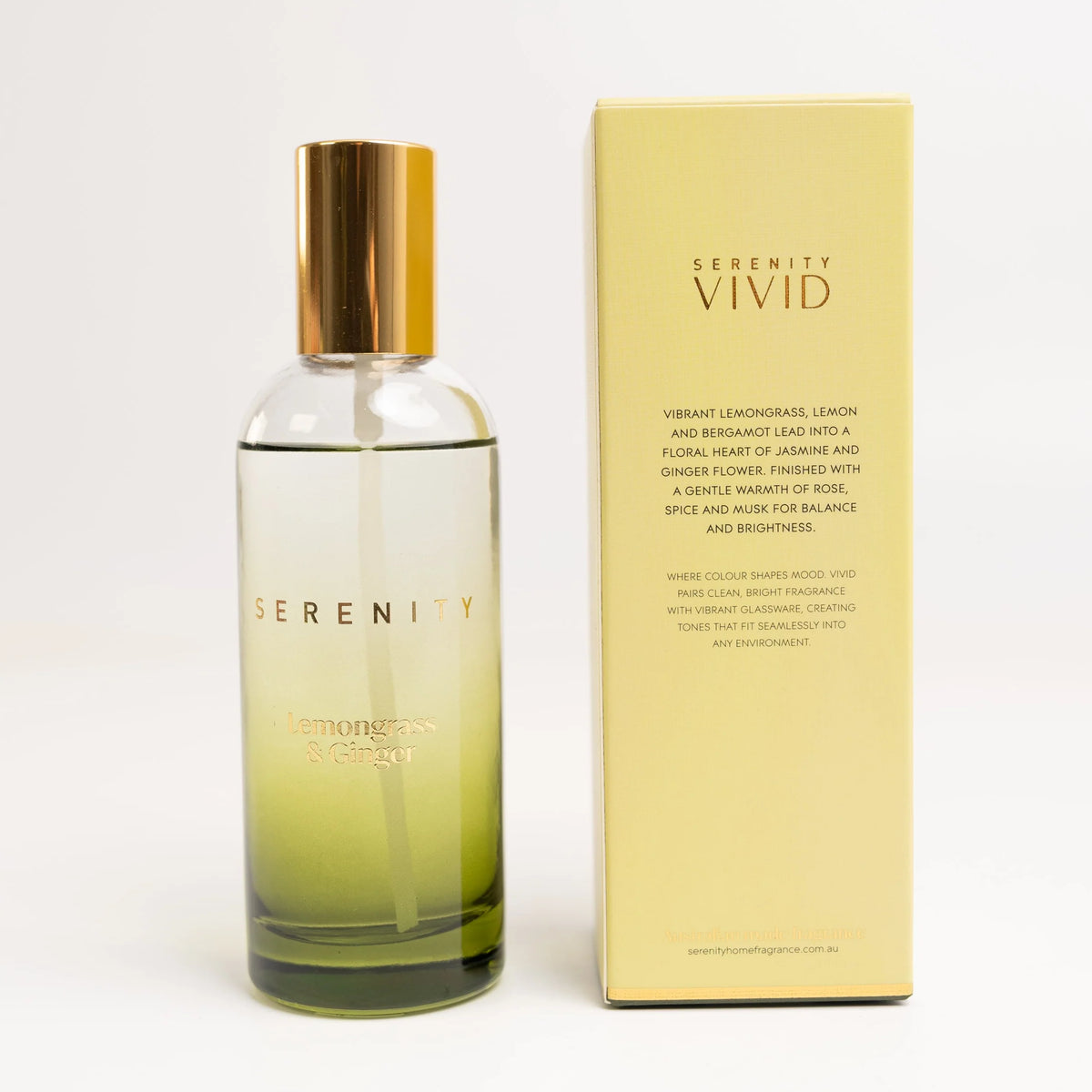 Serenity Vivid Lemongrass & Ginger Room Spray