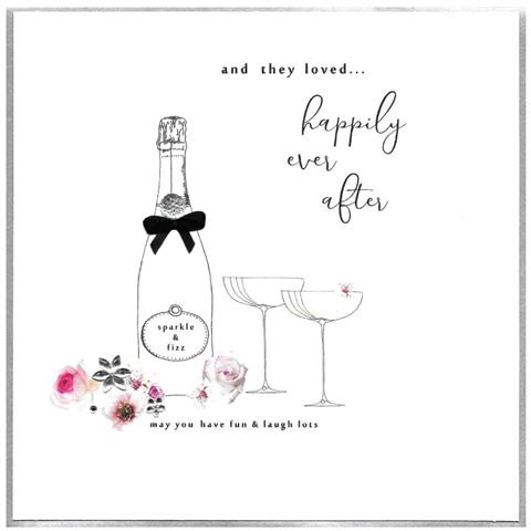 Piccadilly Extra Large Happily Ever After Wedding Card