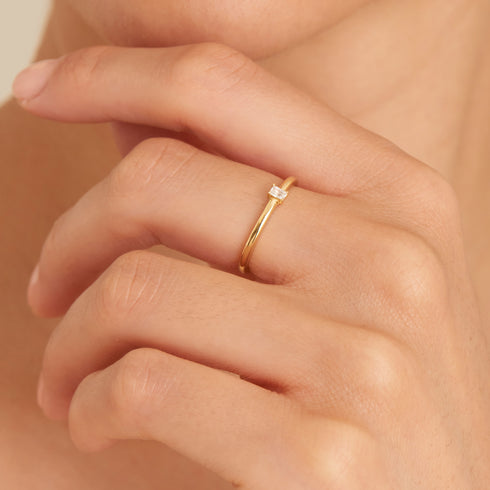 Ania Haie Gold Glam Adjustable Ring