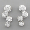 Sterling Silver CZ Constellation Earrings