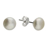 White Fresh Water Pearl Earrings