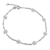 Sterling Silver Flower Bracelet
