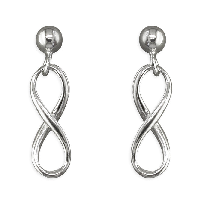 Sterling Silver Infinity Symbol Earrings