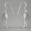 Sterling Silver Angel Wing Earrings