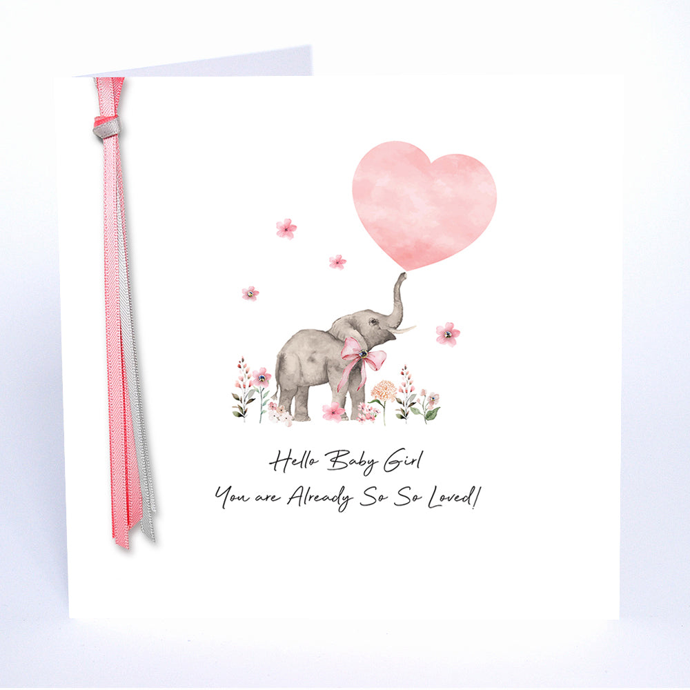 Five Dollar Ribbons & Roses - Hello Baby Girl