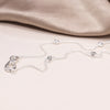 POM Sterling Silver Infinity & CZ Necklace
