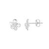 Kurate CZ Flower Earrings