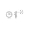 Kurate CZ Circle Earrings