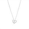 Sterling Silver CZ Intertwined Heart Necklace - More Than Just a Gift | Narborough Hall