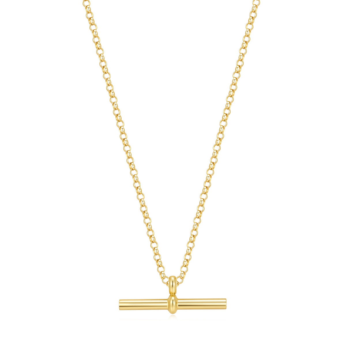 Kurate Gold-Plated 18in T-Bar Chain