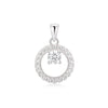 Kurate CZ Circle Pendant
