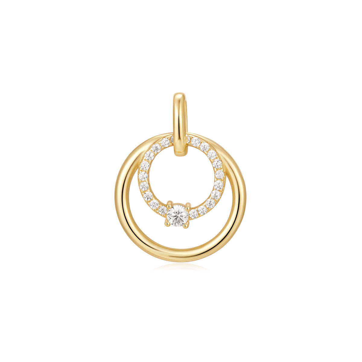 Kurate Gold-Plated CZ Pendant