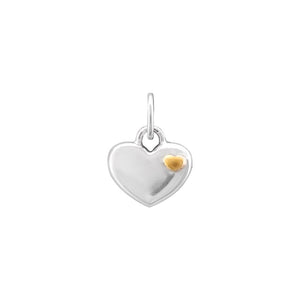 Kurate Gold-Plated Double Heart Pendant