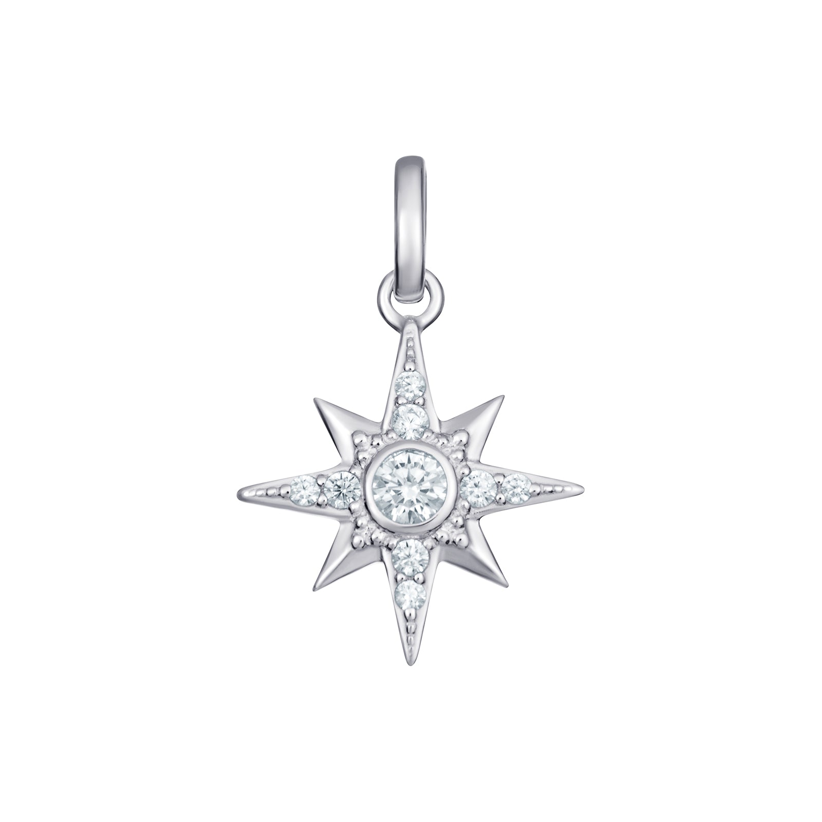 Sterling Silver CZ Star Sparkle Necklace - More Than Just a Gift | Narborough Hall
