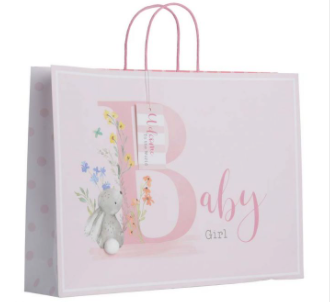 Baby Girl Extra Large Shopper Gift Bag