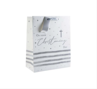 Christening Medium Gift Bag