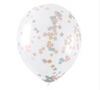 Confetti Clear Balloons 16in