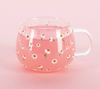 Belly Button Ditsy Chamomile Glass Mug