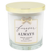 Hearts Designs Forever and Always Candle