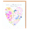 Meadow Floral Heart Mother's Day Card