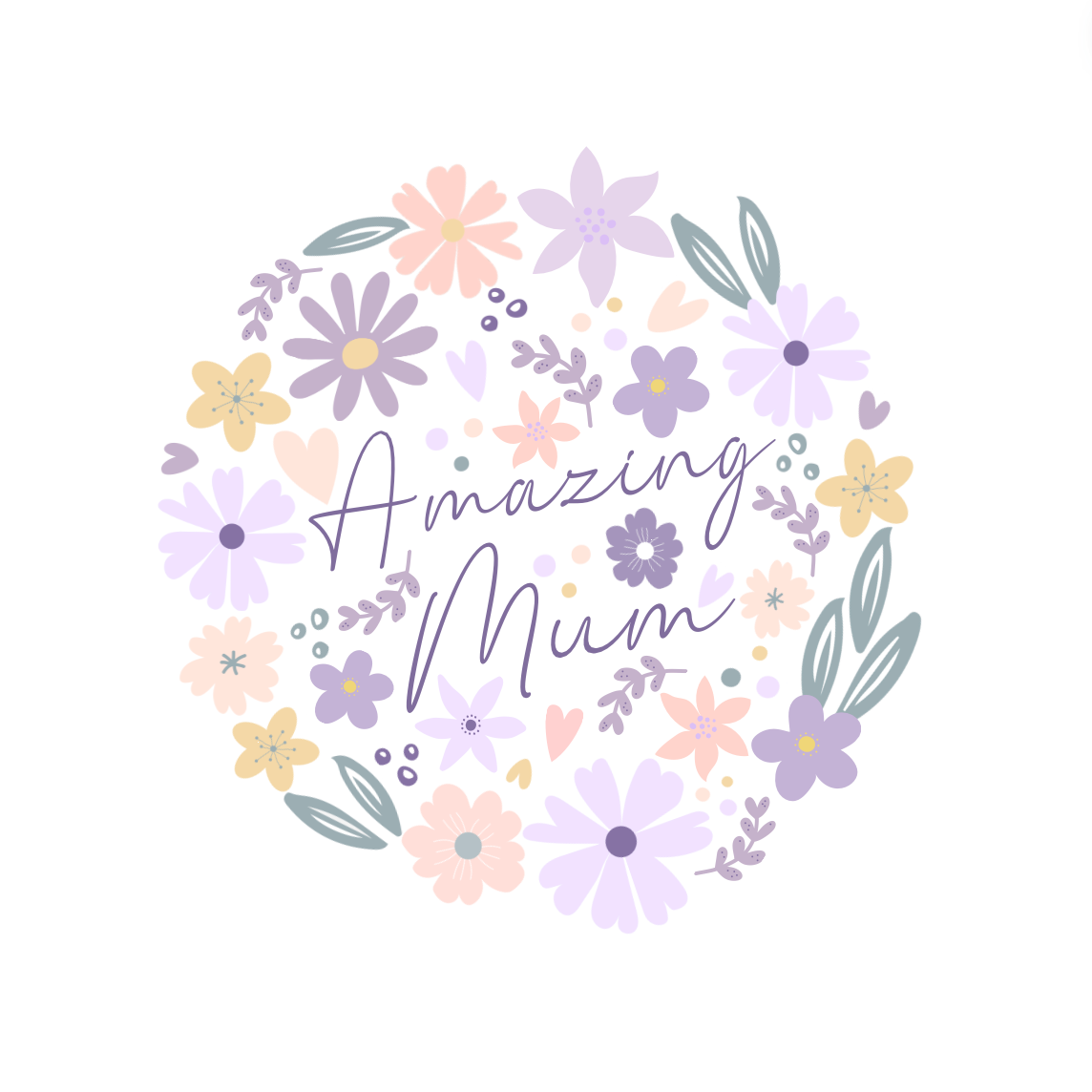 Lavender Haze Amazing Mum Card