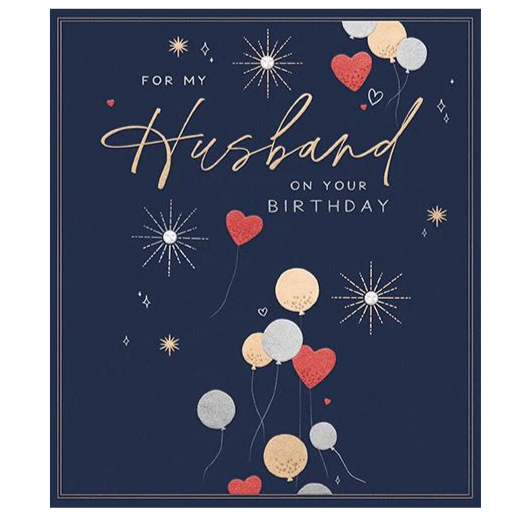 Reflections Husband Birthday Card