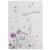 Amaretto Birthday Meadow Card