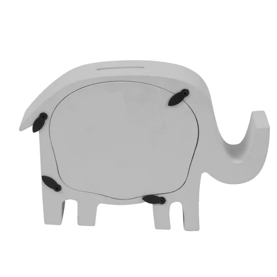 Petit Cheri Wooden Money Box - Elephant