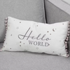 Bambino Hello World Linen Cushion