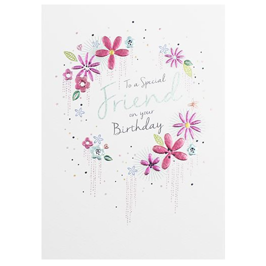 Amaretto Special Friend Birthday Card