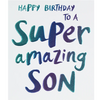 Wow - Super Amazing Son Birthday Card