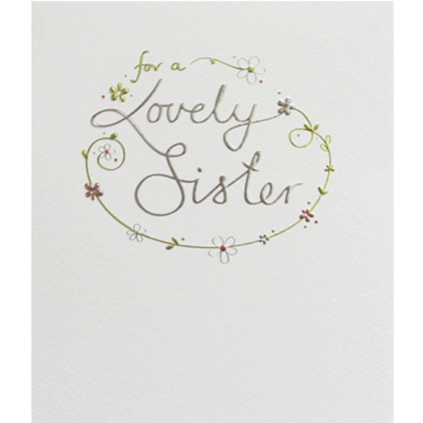 Mimosa - Lovely Sister Card