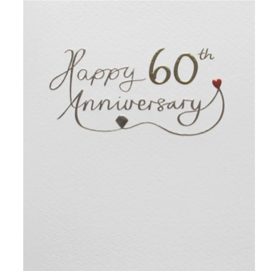 Mimosa 60th Anniversary Card