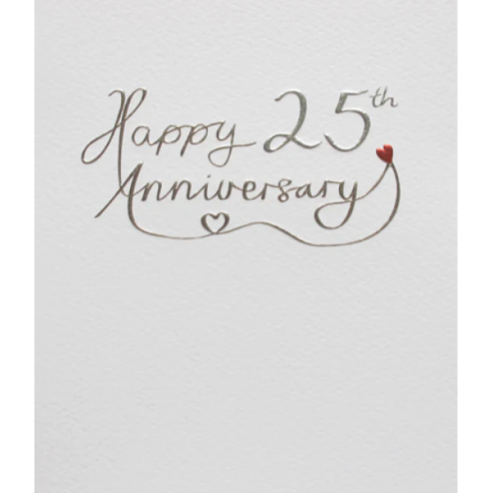 Mimosa 25th Anniversary Card