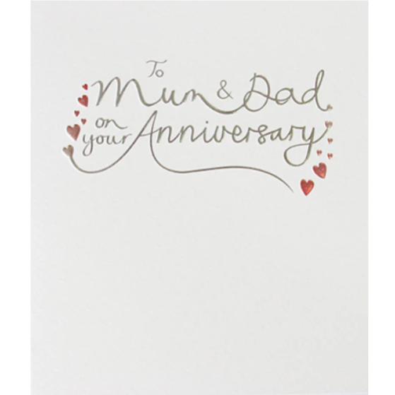 Mimosa Mum & Dad Anniversary Card