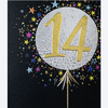 Pick 'N' Mix Age 14 Birthday Balloon Card