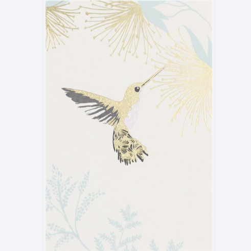 Luna Hummingbird Card