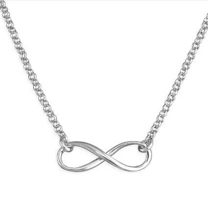 Sterling Silver Infinity Necklace