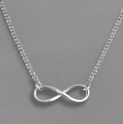 Sterling Silver Infinity Necklace