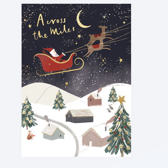 Winter Wonderland Across The Miles Christmas Card