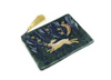 POM Midnight Green Velvet Purse - Hare