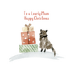 Winterland Mum Dog & Presents Christmas Card