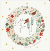 The Proper Mail Company Both of You Wreath Christmas Card