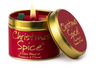 Lily-flame Christmas Spice Candle Tin