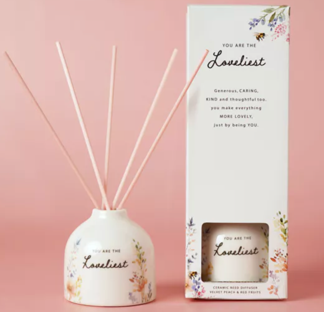 The cottage garden ceramic reed diffuser - loveliest - More Than Just a Gift | Narborough Hall