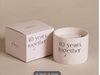 Amore Double Wick Candle - 40 Years Together