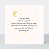 Woodland Wishes Love You to the Moon Mum Card - More Than Just a Gift | Narborough Hall